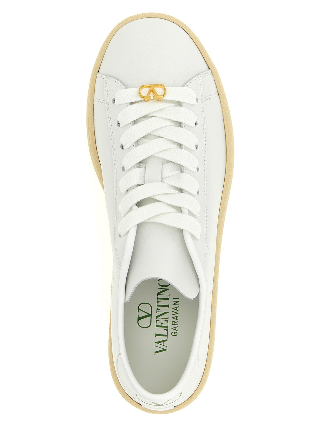 Valentino Garavani White Calfskin Sneakers Valentino Garavani