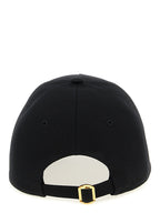 Valentino Garavani Black Cotton Cap (Baseball Hat) Valentino Garavani