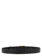 Valentino Garavani Black Calfskin Regular Belt Valentino Garavani