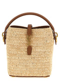 Saint Laurent Beige Raffia Crossbody Bag Saint Laurent