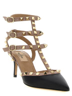 Valentino Garavani Multicolor Lamb Leather Mid Heel Pumps Valentino Garavani