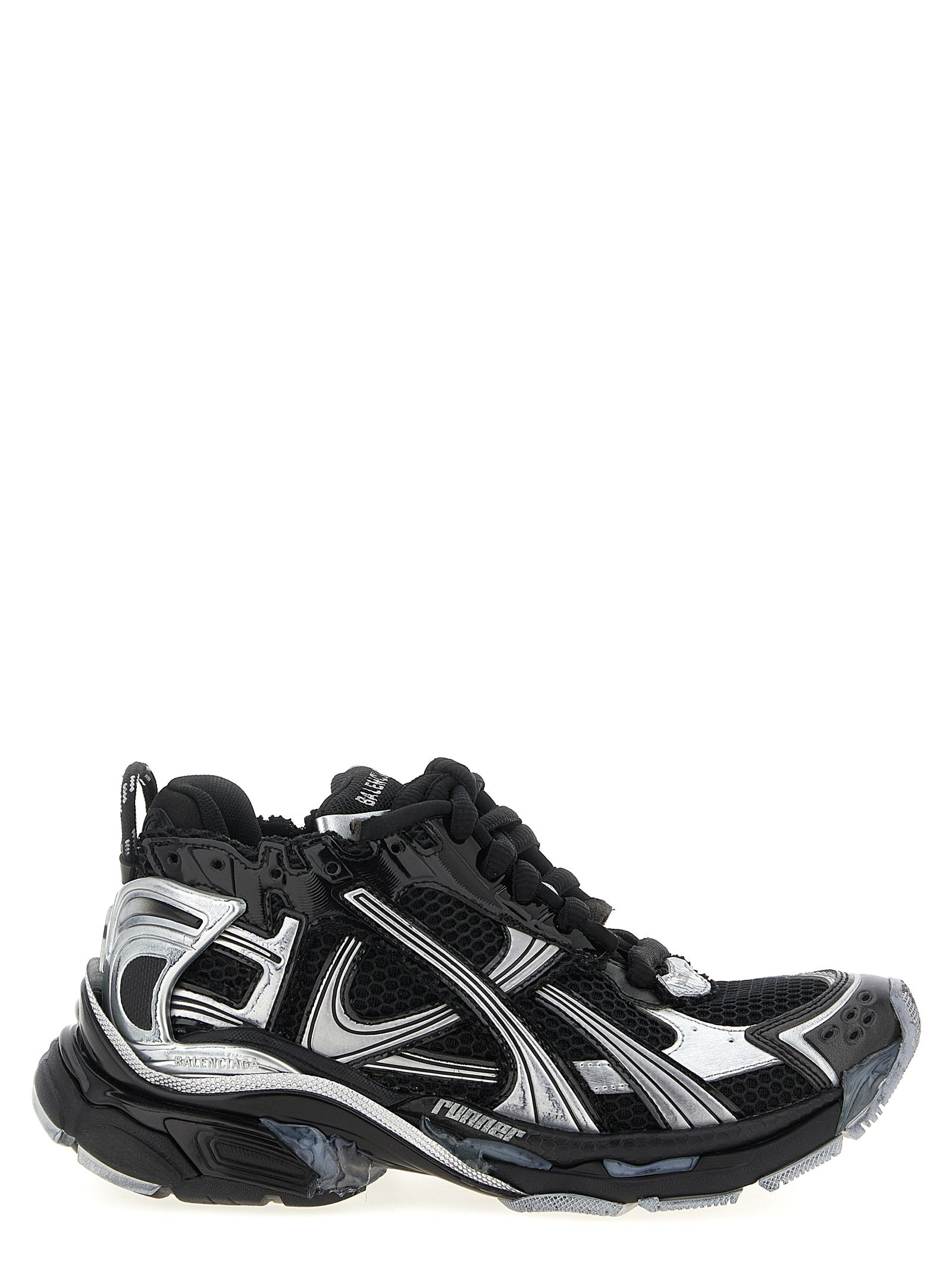 Balenciaga Black Polyethylene Athletic Sneakers Balenciaga