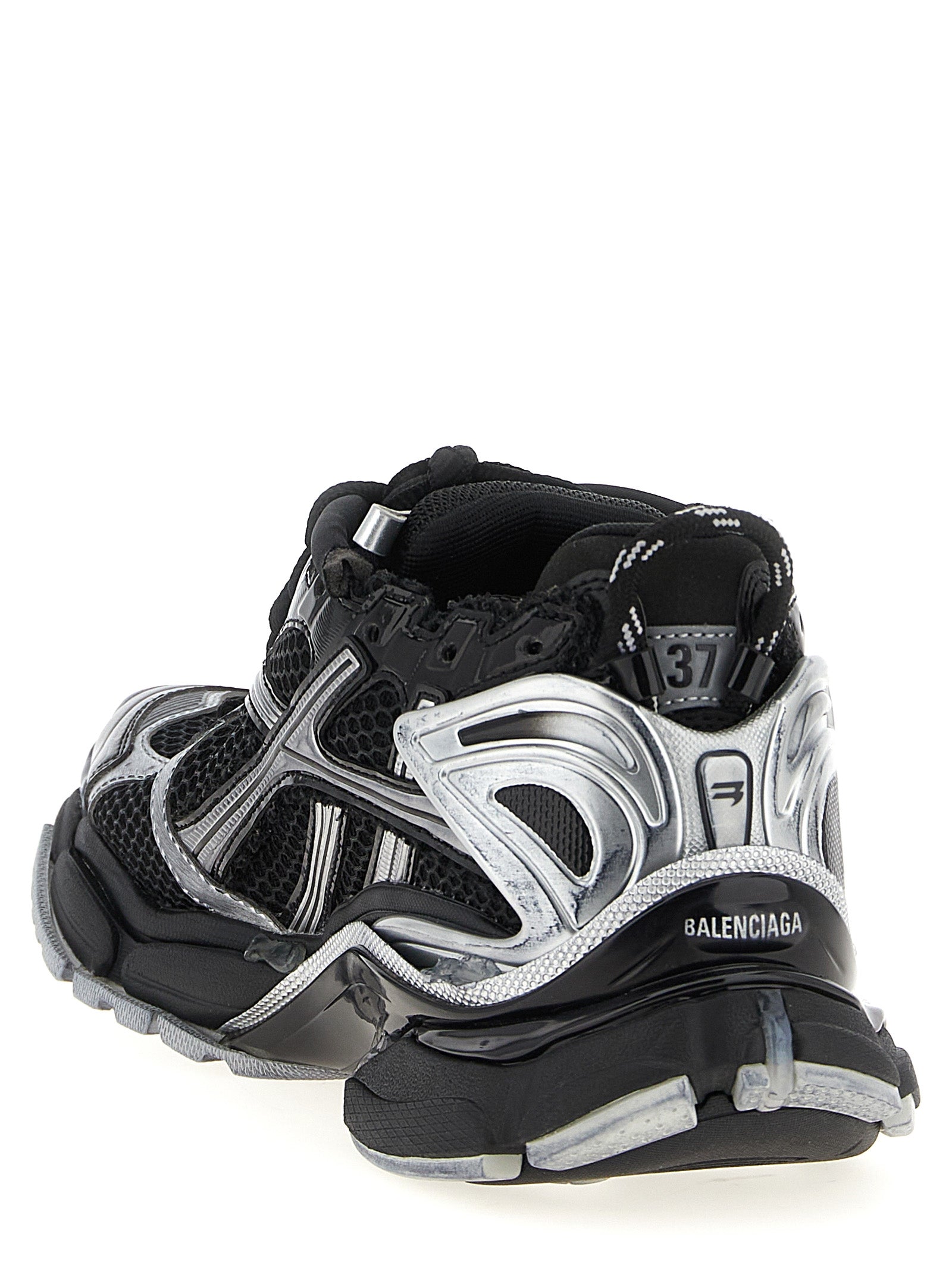 Balenciaga Black Polyethylene Athletic Sneakers Balenciaga