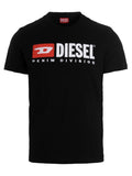 Diesel Black Cotton T-Shirt Diesel