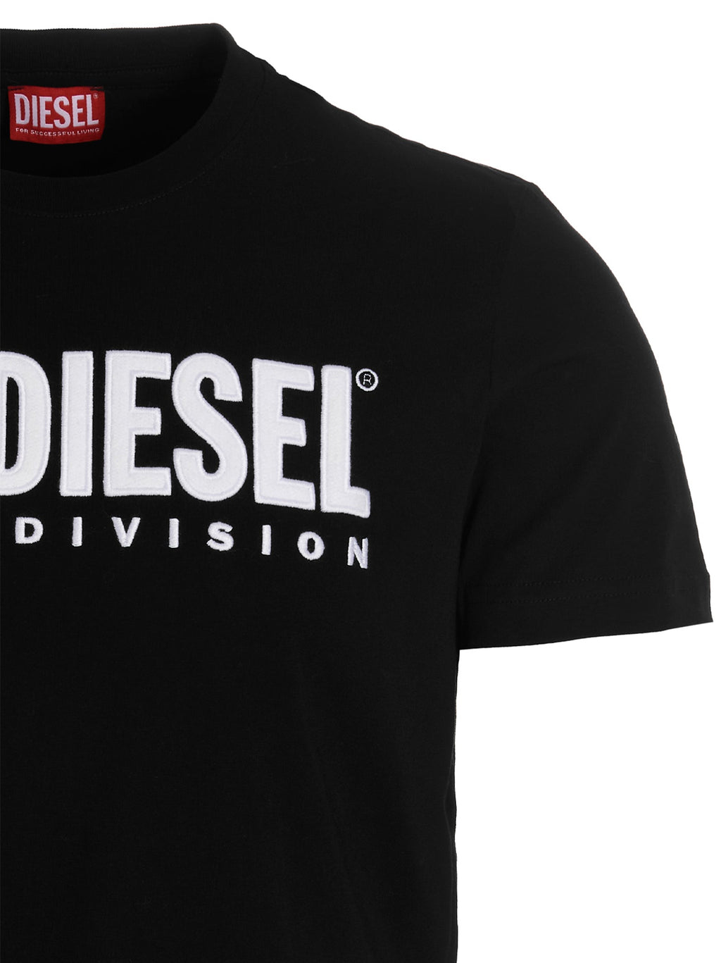 Diesel Black Cotton T-Shirt Diesel