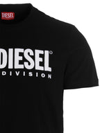 Diesel Black Cotton T-Shirt Diesel