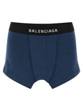 Balenciaga Blue Cotton Long Skirt Balenciaga