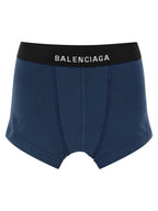 Balenciaga Blue Cotton Long Skirt Balenciaga