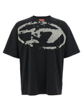 Diesel Black Cotton T-Shirt Diesel