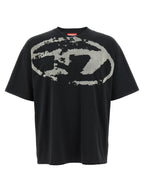 Diesel Black Cotton T-Shirt Diesel