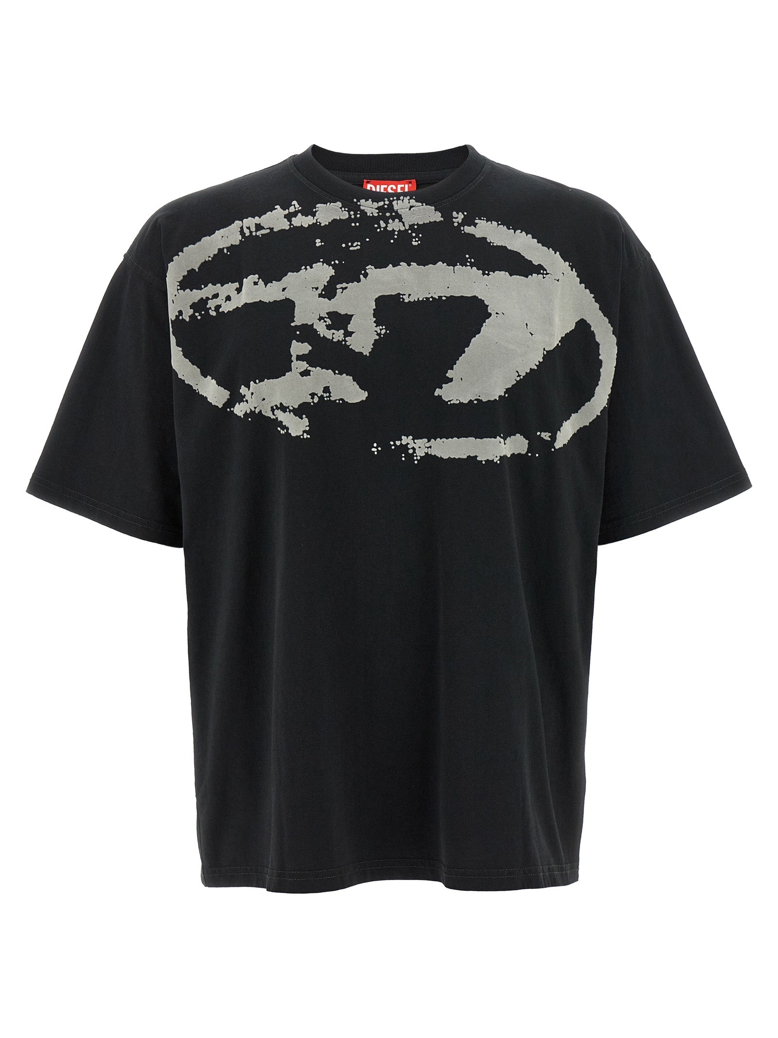 Diesel Black Cotton T-Shirt Diesel
