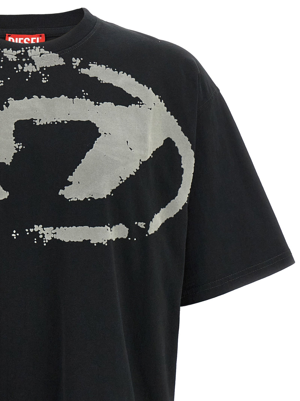 Diesel Black Cotton T-Shirt Diesel