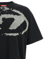 Diesel Black Cotton T-Shirt Diesel