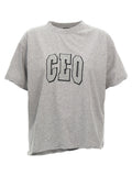 Balenciaga Gray Cotton T-Shirt Balenciaga