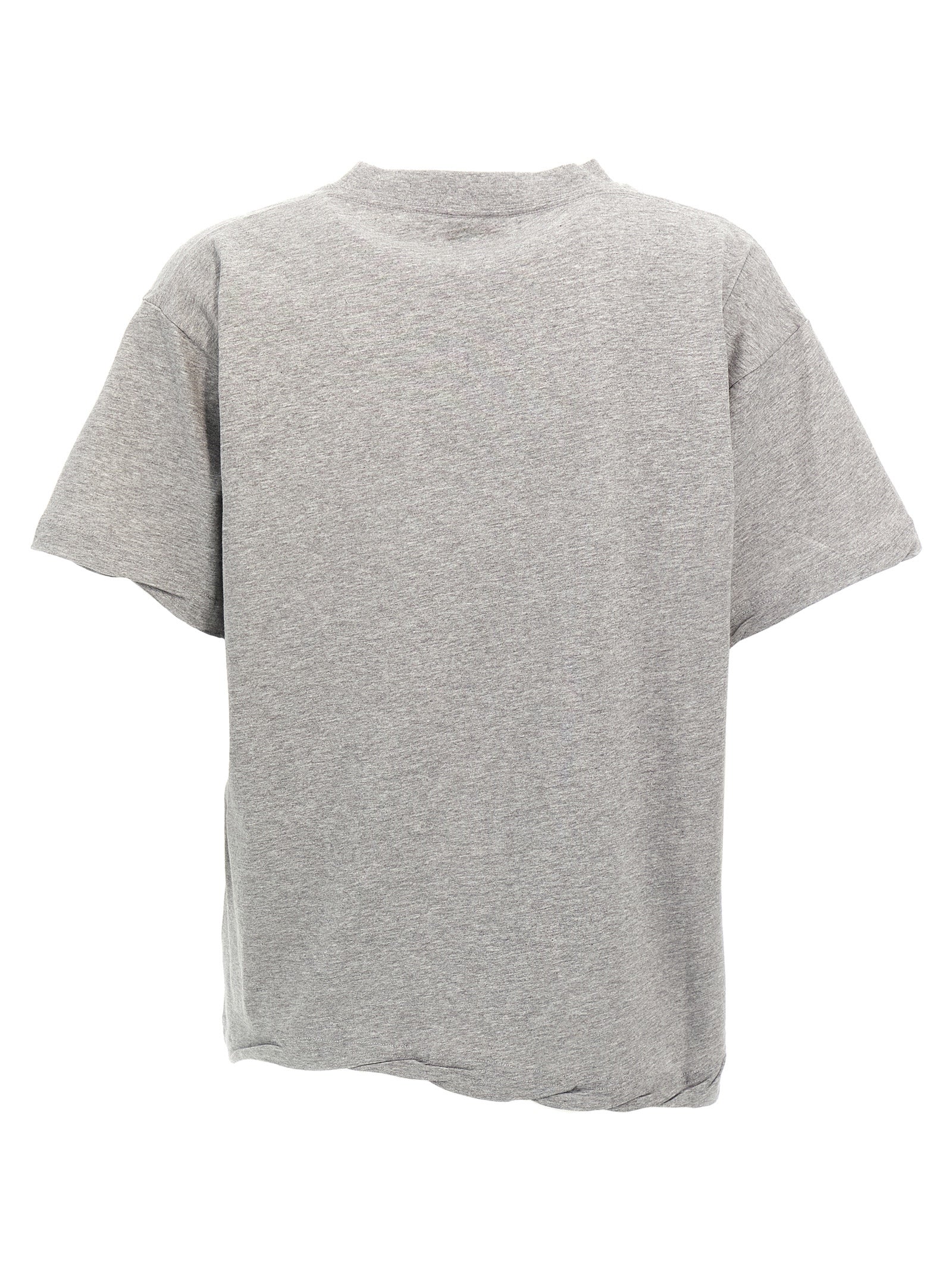Balenciaga Gray Cotton T-Shirt Balenciaga