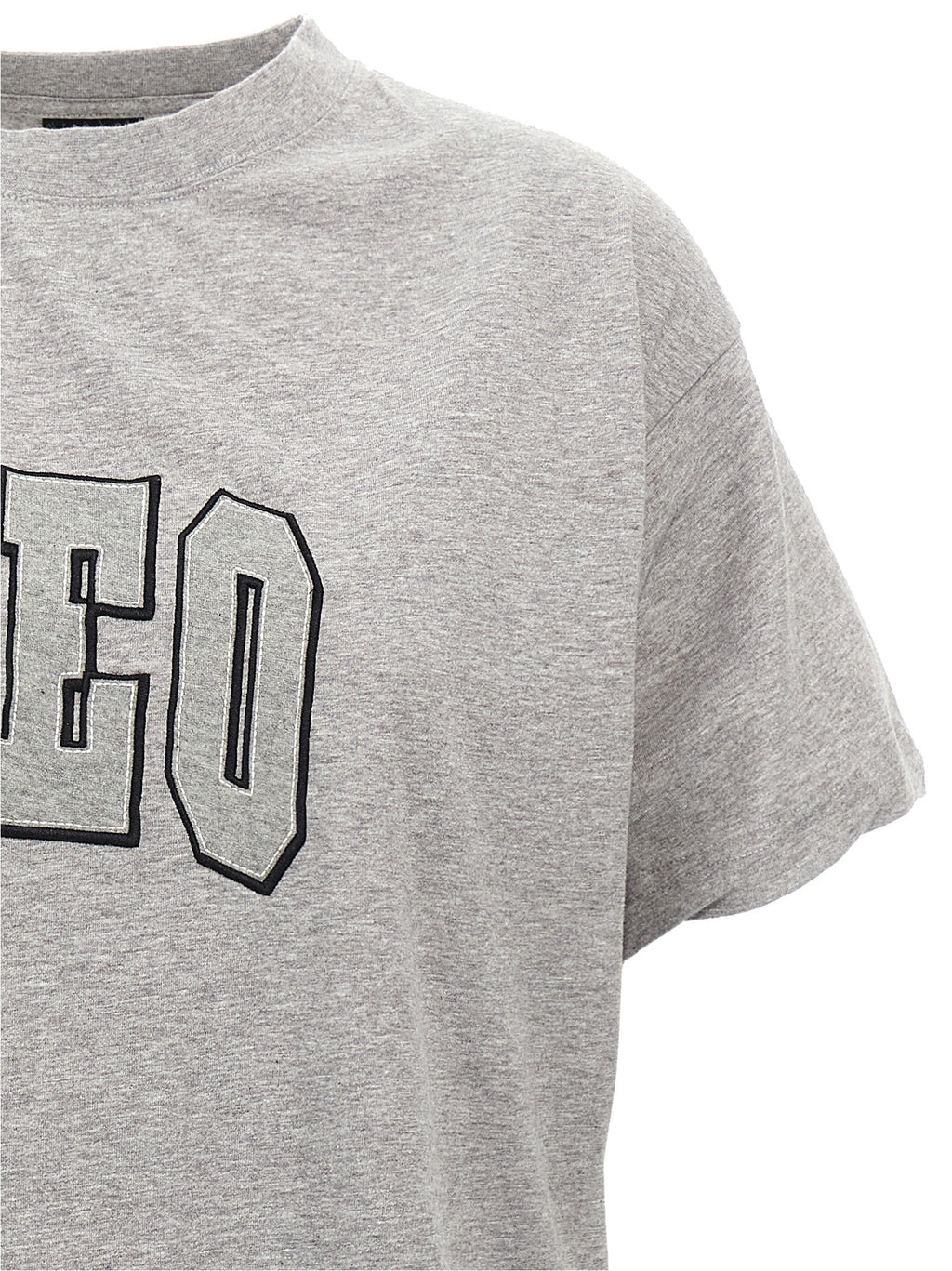 Balenciaga Gray Cotton T-Shirt Balenciaga