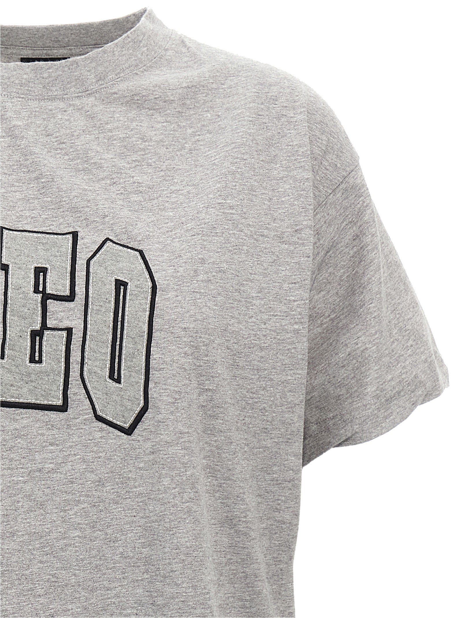 Balenciaga Gray Cotton T-Shirt Balenciaga