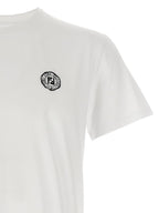 Fendi White Cotton T-Shirt Fendi