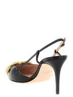 Valentino Garavani Black Calfskin High Heel Pumps Valentino Garavani