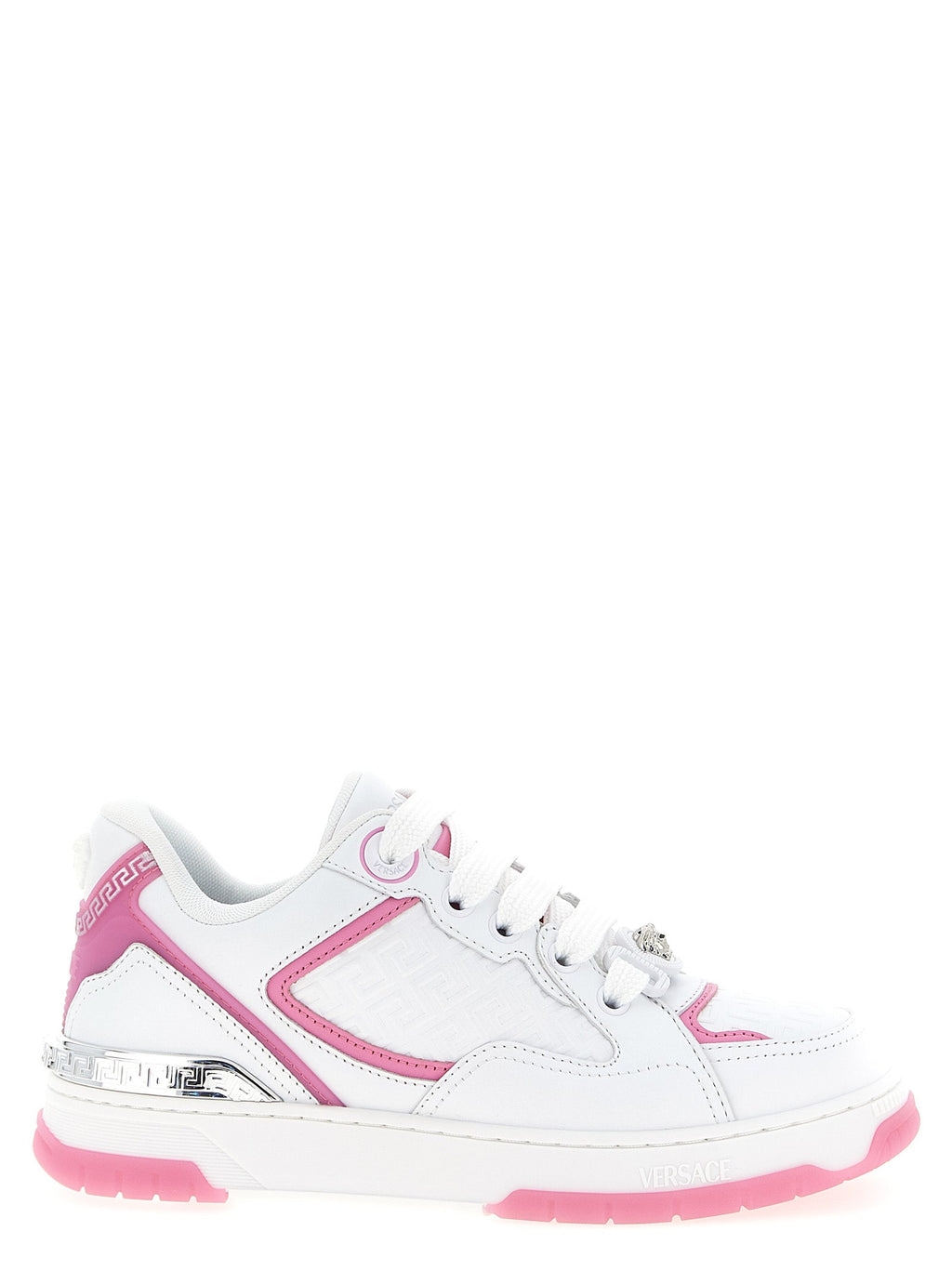 Versace Multicolor Calfskin Athletic Sneakers Versace
