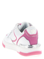 Versace Multicolor Calfskin Athletic Sneakers Versace