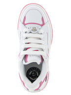 Versace Multicolor Calfskin Athletic Sneakers Versace