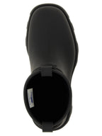 Burberry Black Rubber Ankle Boots Burberry