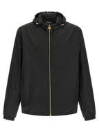 Versace Black Nylon Shell Jacket Versace