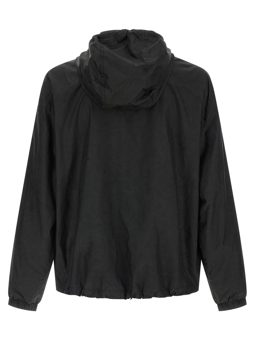 Versace Black Nylon Shell Jacket Versace