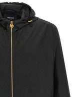 Versace Black Nylon Shell Jacket Versace