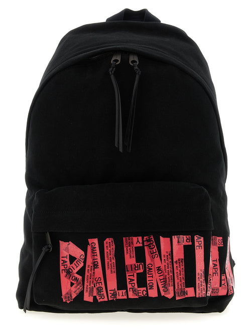 Balenciaga Black Cotton Backpack Balenciaga