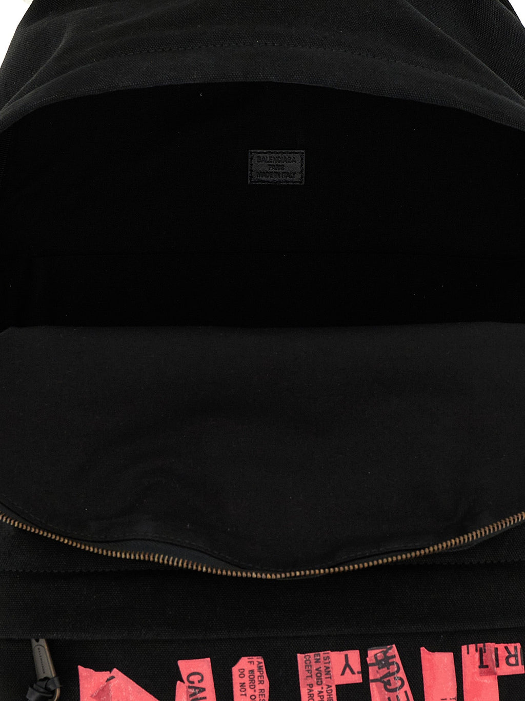 Balenciaga Black Cotton Backpack Balenciaga