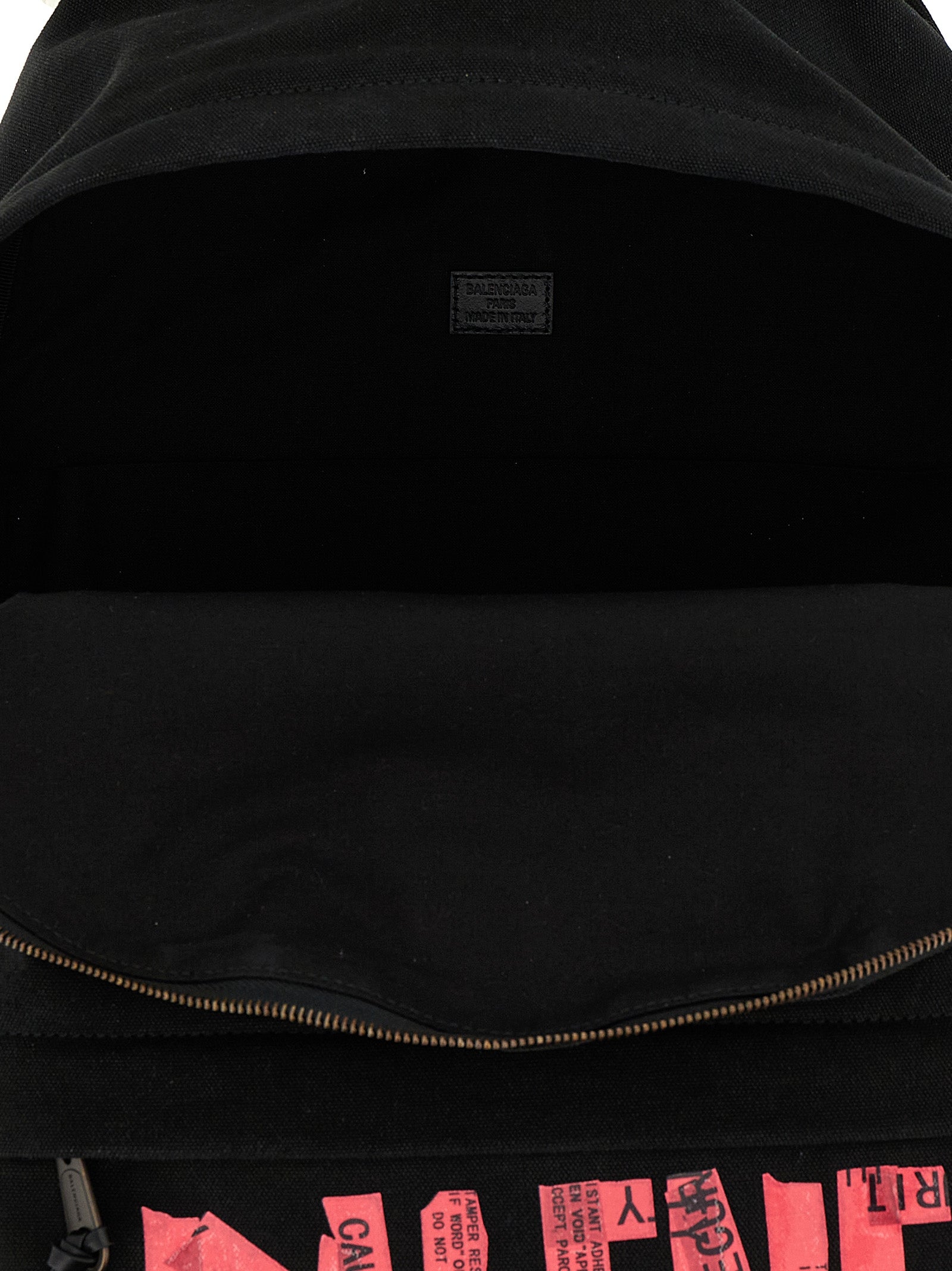 Balenciaga Black Cotton Backpack Balenciaga