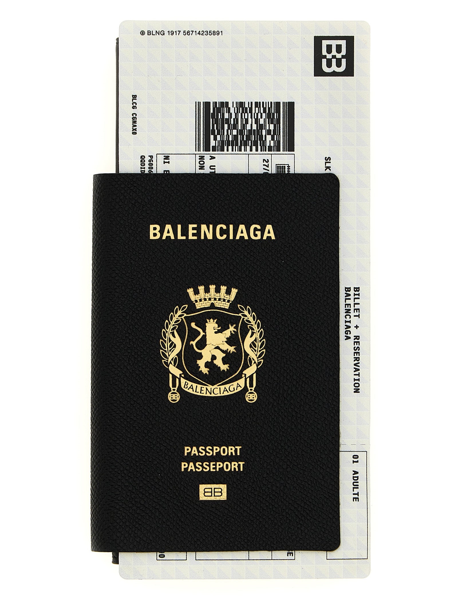 Balenciaga Black Leather Wallet Balenciaga