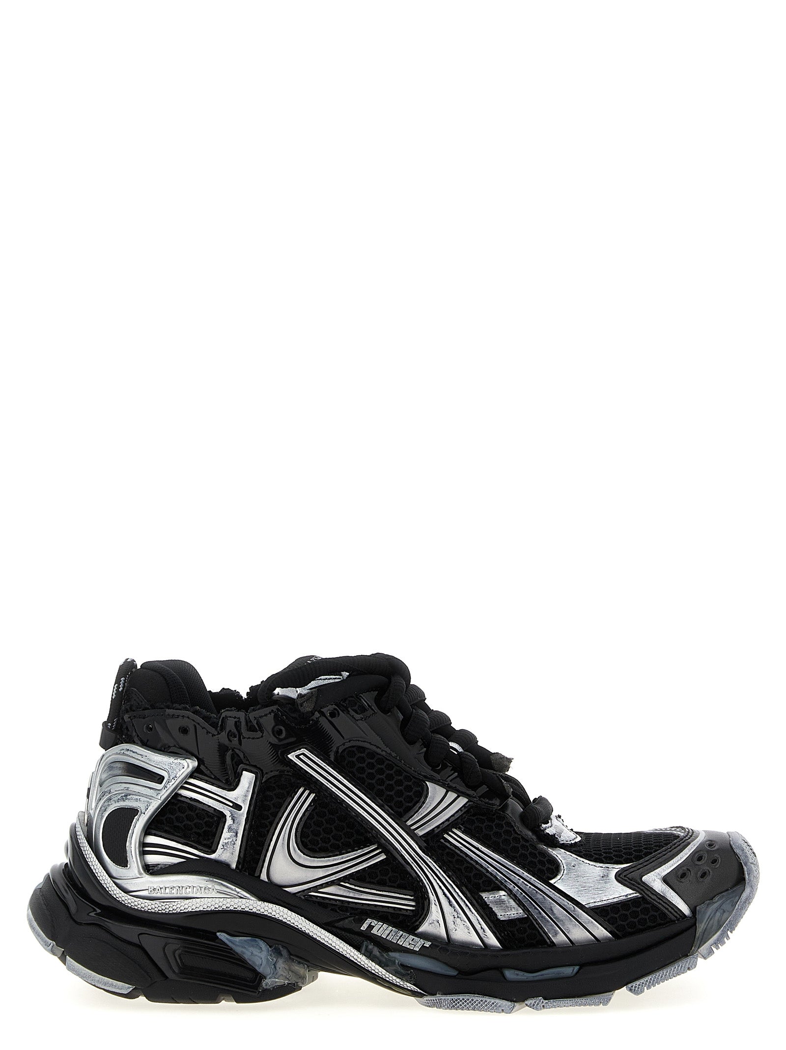 Balenciaga Black Polyethylene Athletic Sneakers Balenciaga