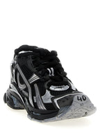 Balenciaga Black Polyethylene Athletic Sneakers Balenciaga
