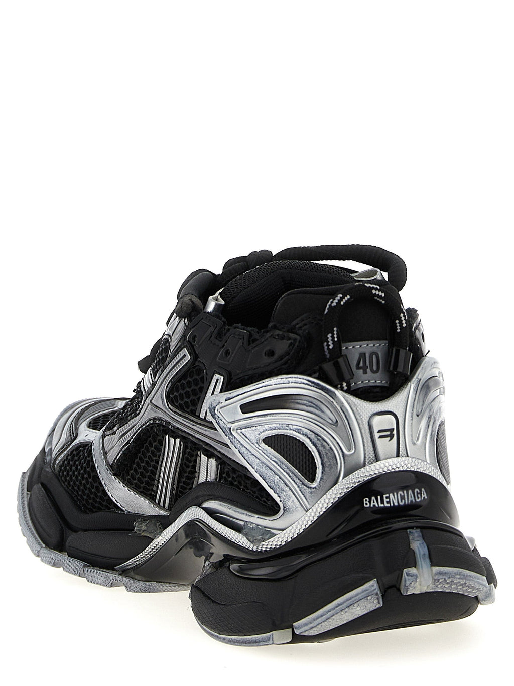 Balenciaga Black Polyethylene Athletic Sneakers Balenciaga