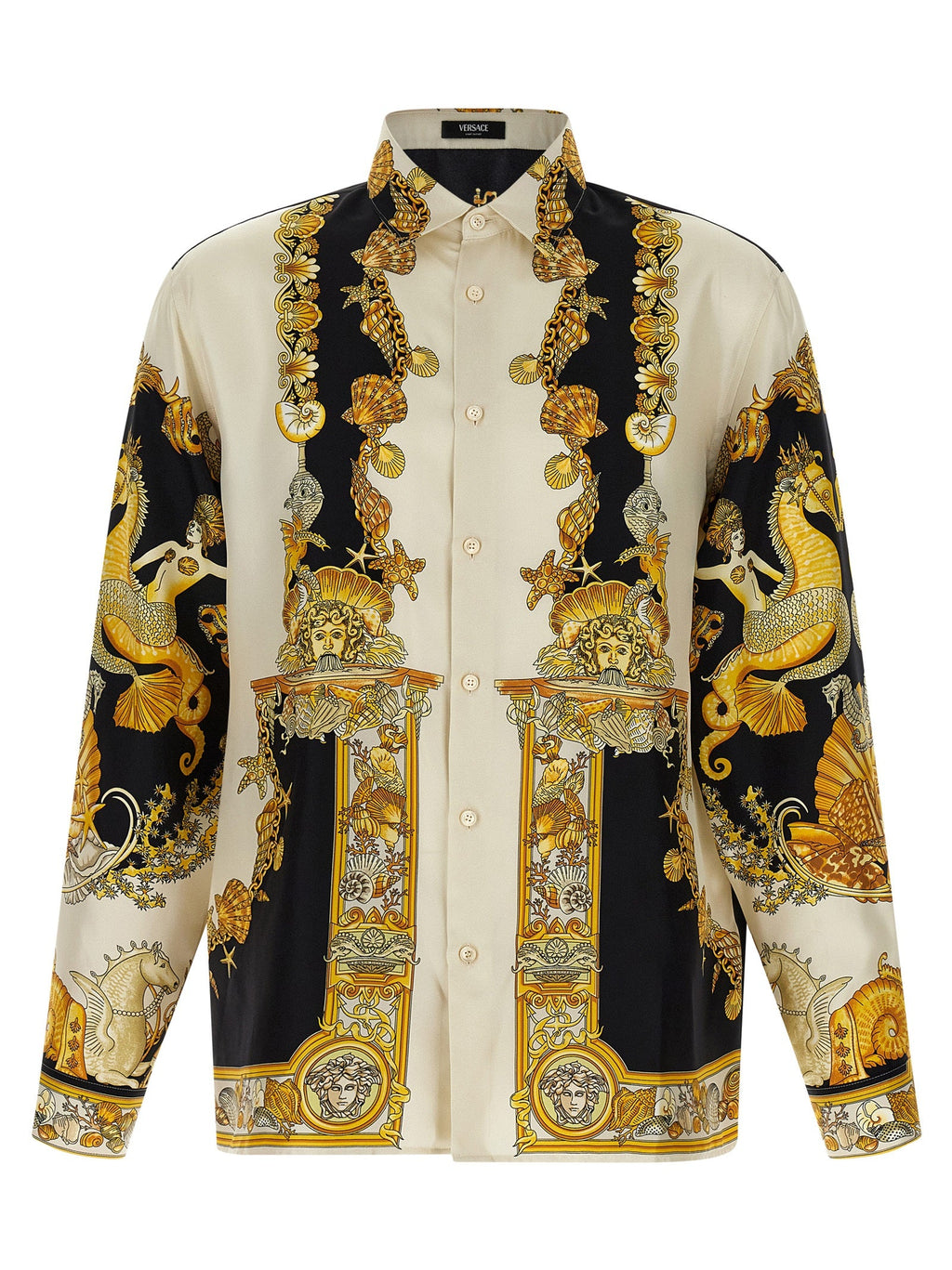 Versace Multicolor Silk Blouse Versace