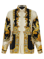 Versace Multicolor Silk Blouse Versace