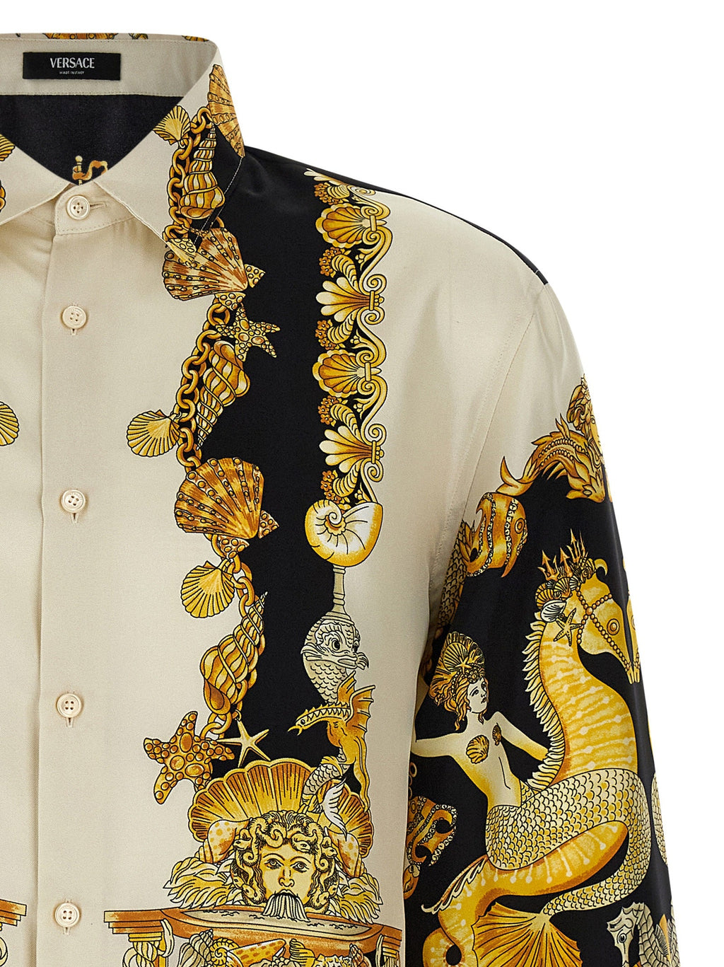 Versace Multicolor Silk Blouse Versace