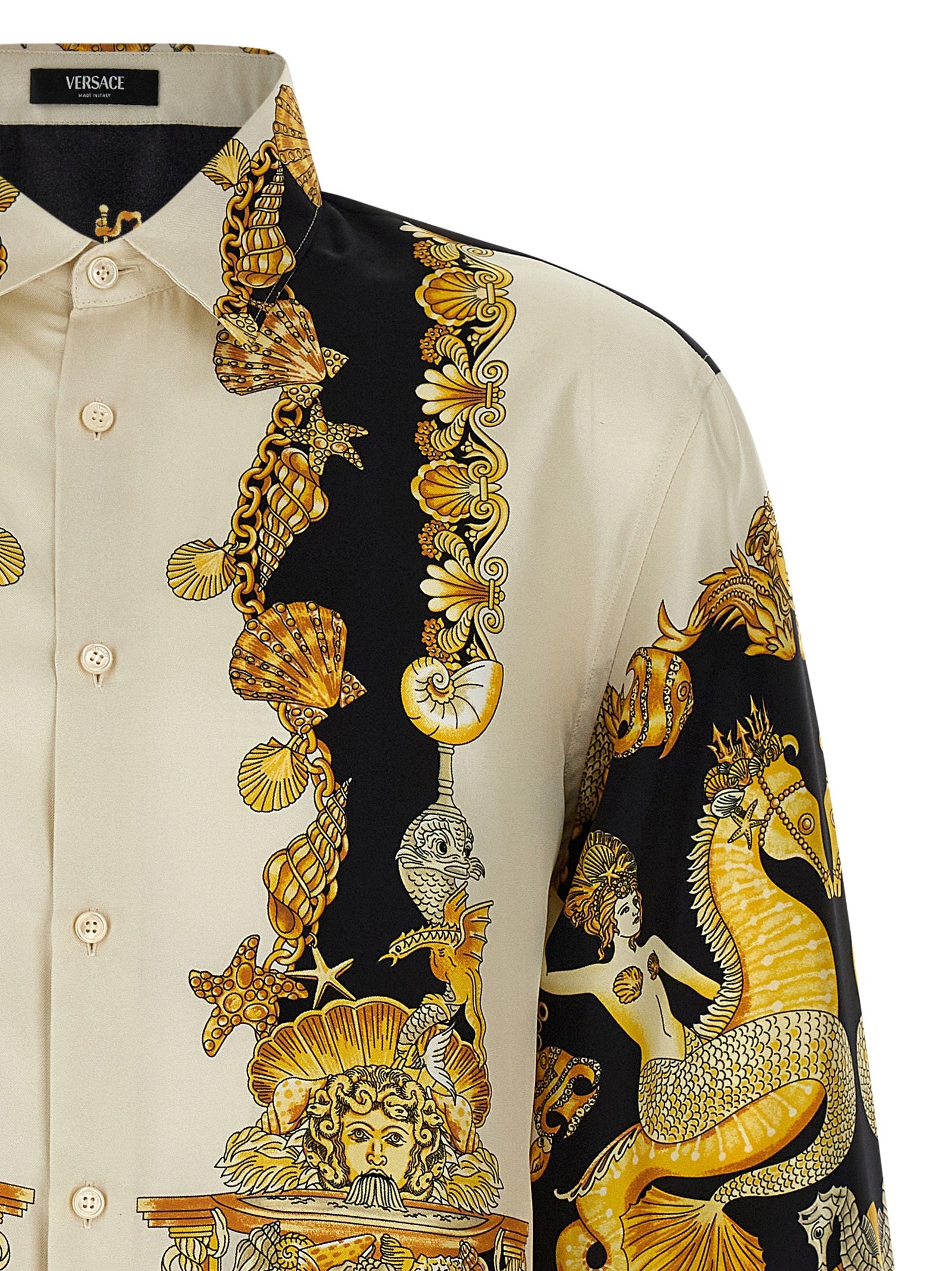 Versace Multicolor Silk Blouse Versace