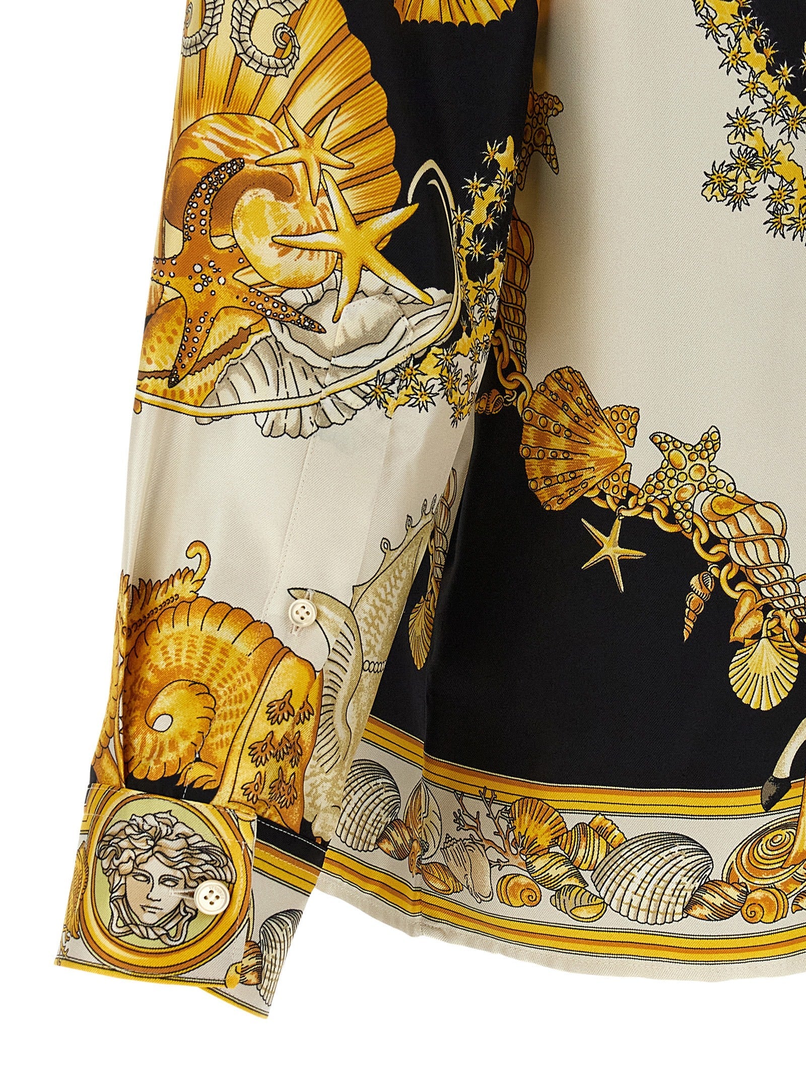 Versace Multicolor Silk Blouse Versace