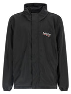 Balenciaga Black Polyester Shell Jacket Balenciaga