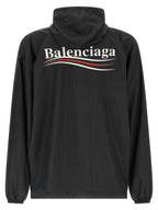 Balenciaga Black Polyester Shell Jacket Balenciaga