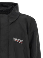 Balenciaga Black Polyester Shell Jacket Balenciaga