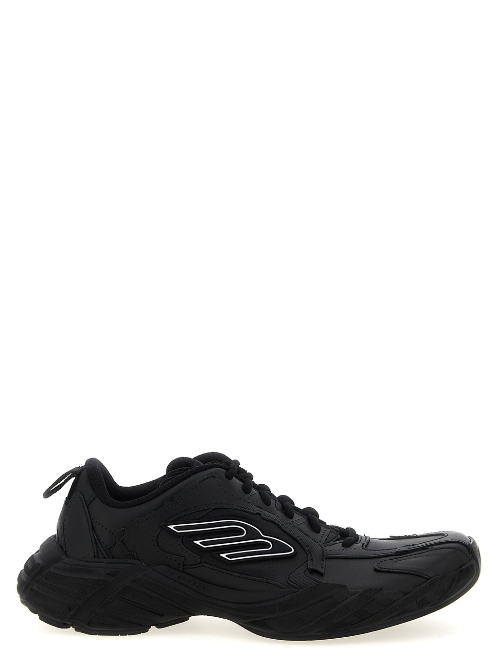 Balenciaga Black Calfskin Athletic Sneakers Balenciaga