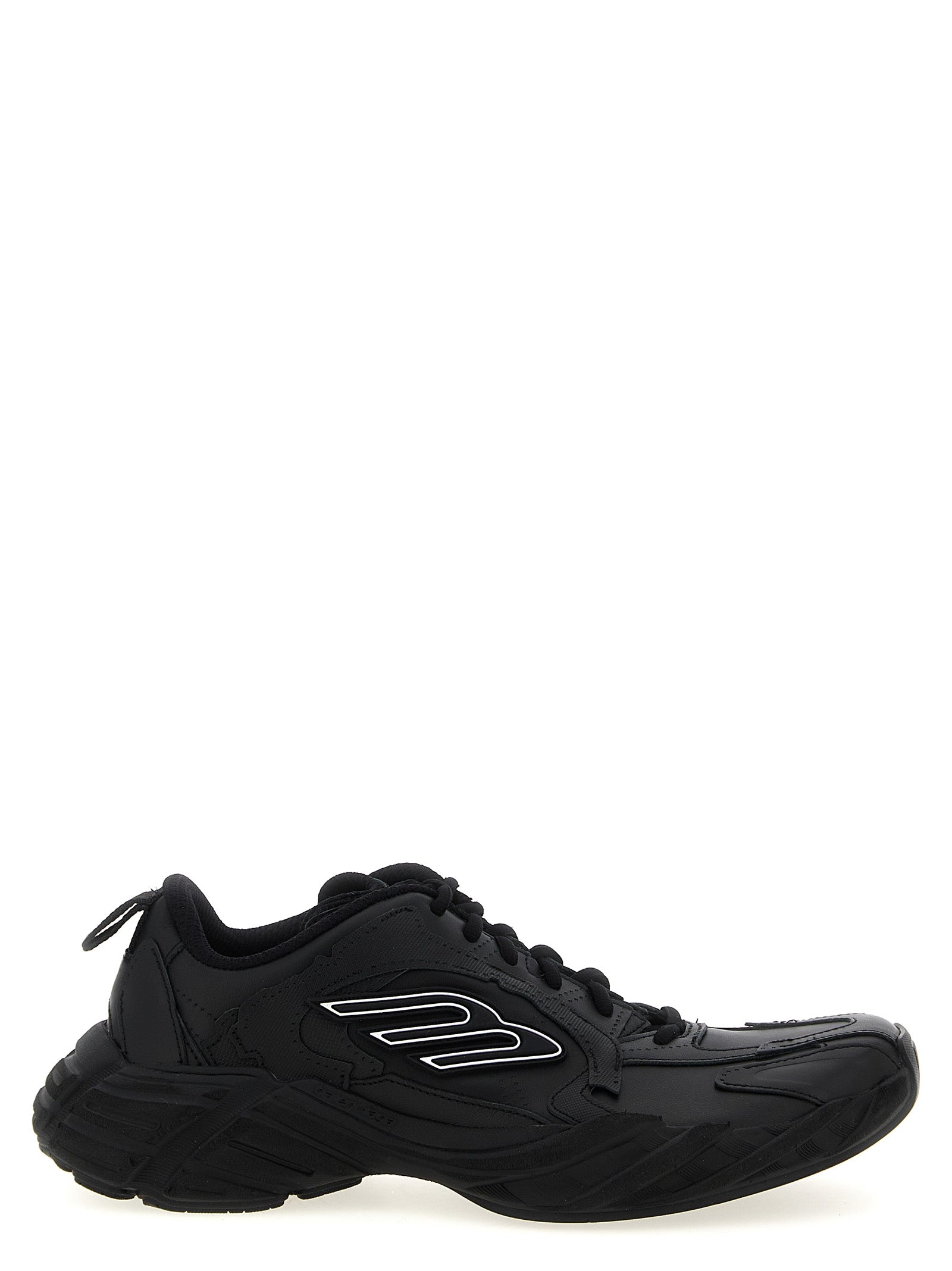 Balenciaga Black Calfskin Athletic Sneakers Balenciaga