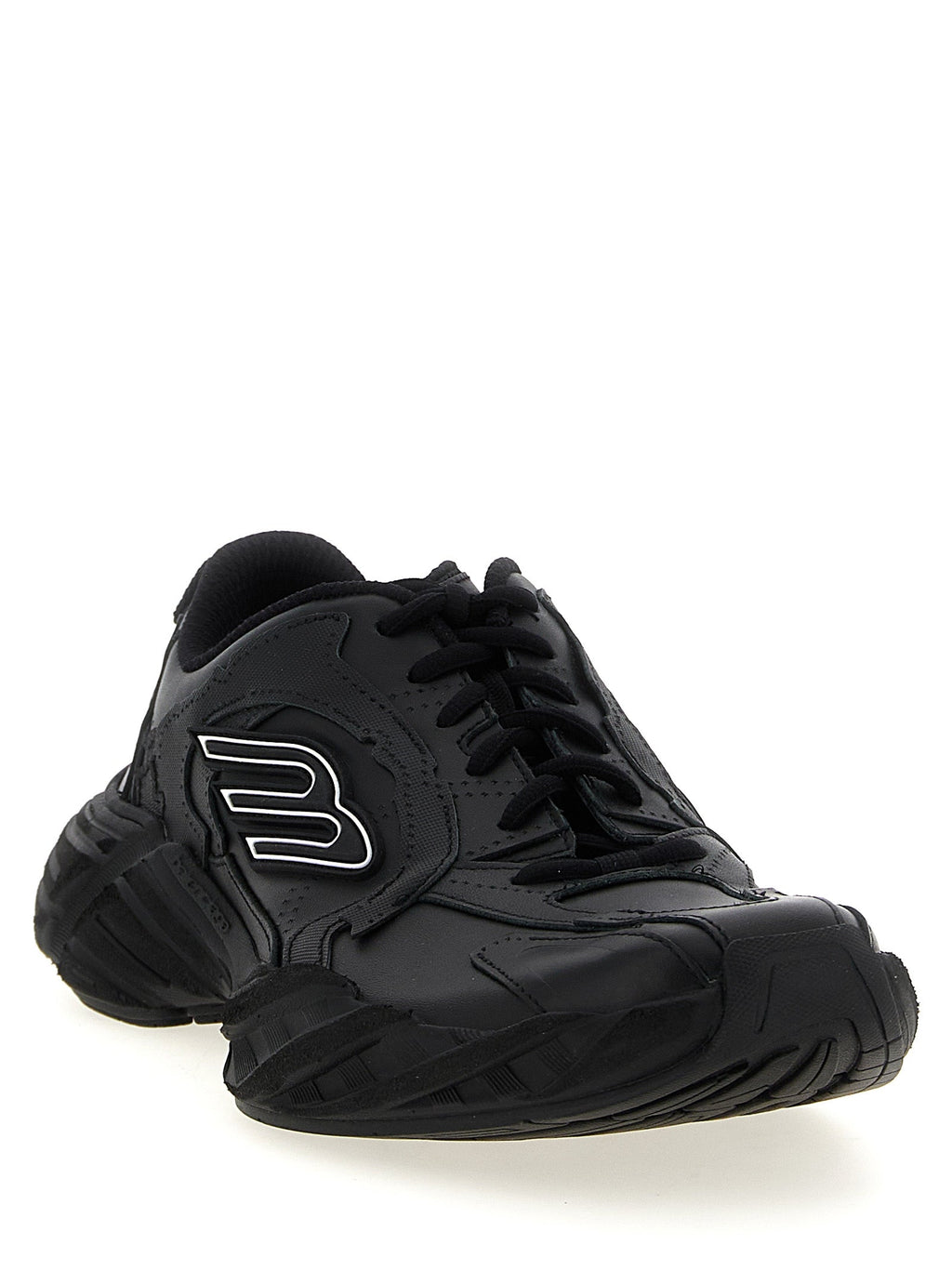 Balenciaga Black Calfskin Athletic Sneakers Balenciaga