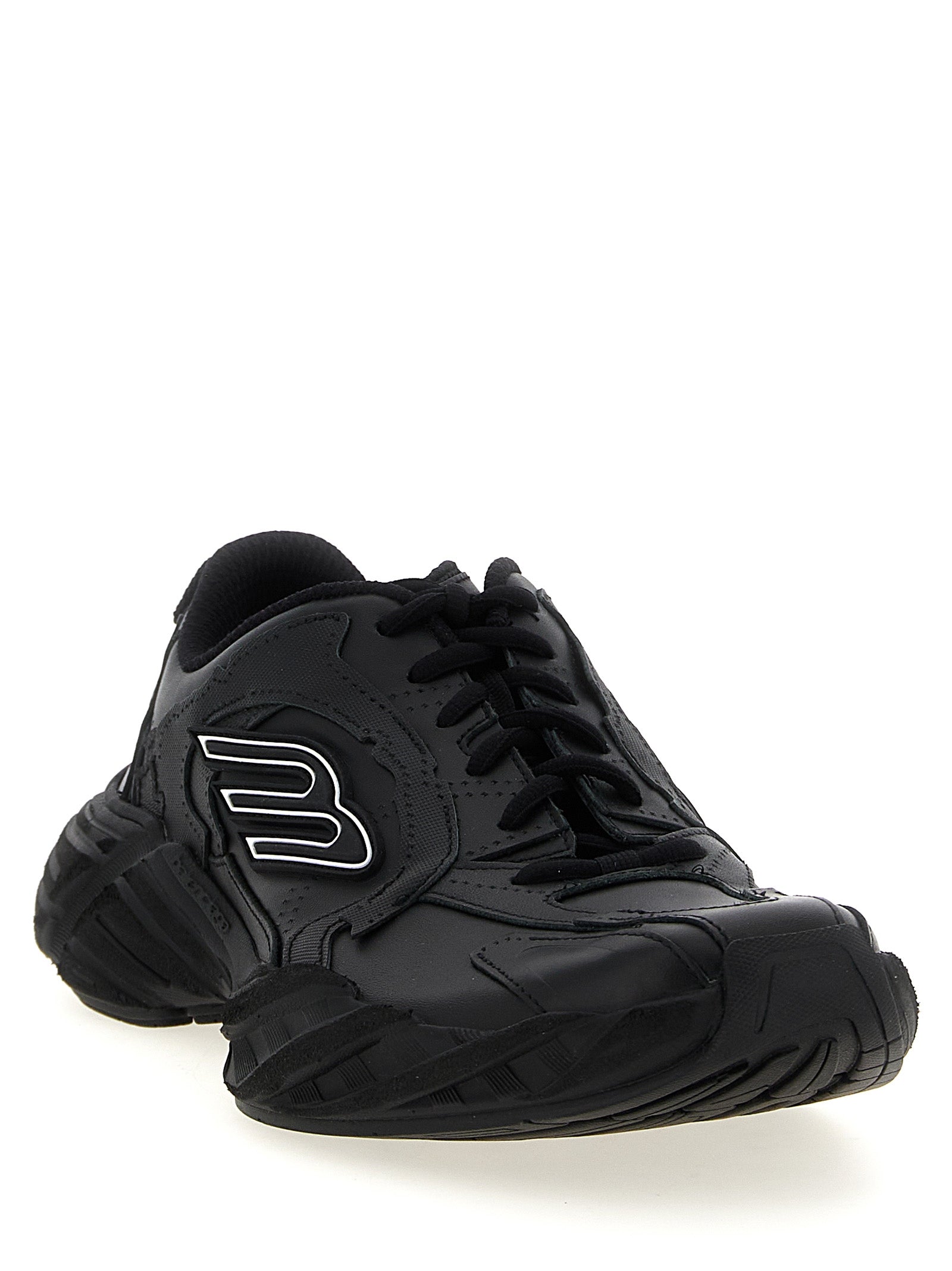 Balenciaga Black Calfskin Athletic Sneakers Balenciaga