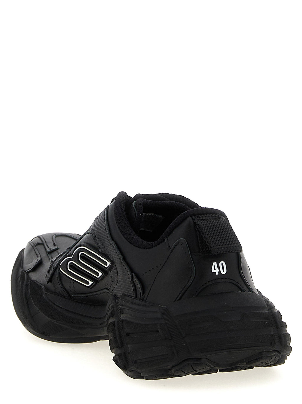 Balenciaga Black Calfskin Athletic Sneakers Balenciaga